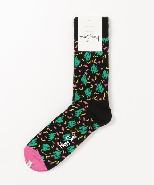Happy Socks（ハッピーソックス）の「【66】【HAPPY SOCKS】デザインソックス（ソックス/靴下・メンズ・ブラック/パープル/ネイビー/レッド/ピンク/イエロー/ブルー/ブルー系その他/レッド系その他/イエロー系その他/ブラック系その他/ブラック系その他2/ホワイト/ライトグリーン/グリーン/パープル系その他/レッド系その他2/レッド系その他3/オレンジ系その他/ピンク系その他2/ブルー系その他2/ブルー系その他3/グレー/ブルー系その他4/グリーン系その他・MEDIUM）」の3枚目の写真