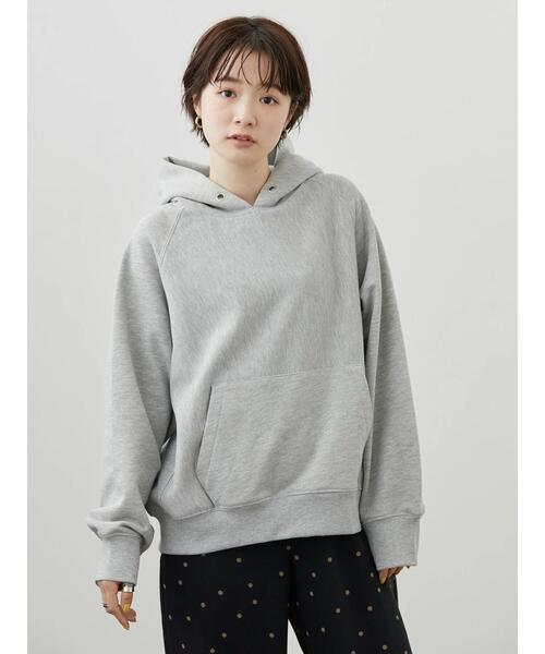 AMERICAN HOLIC(アメリカンホリック)の「ラグランフード裏毛プルオーバー(スウェット・レディース・グレー系その他/ミント/ホワイト系その他/オフホワイト・L/M)」の7枚目の写真