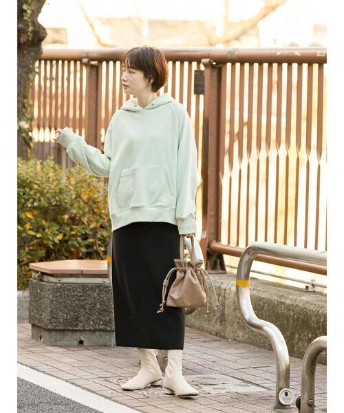 AMERICAN HOLIC(アメリカンホリック)の「ラグランフード裏毛プルオーバー(スウェット・レディース・グレー系その他/ミント/ホワイト系その他/オフホワイト・L/M)」の11枚目の写真