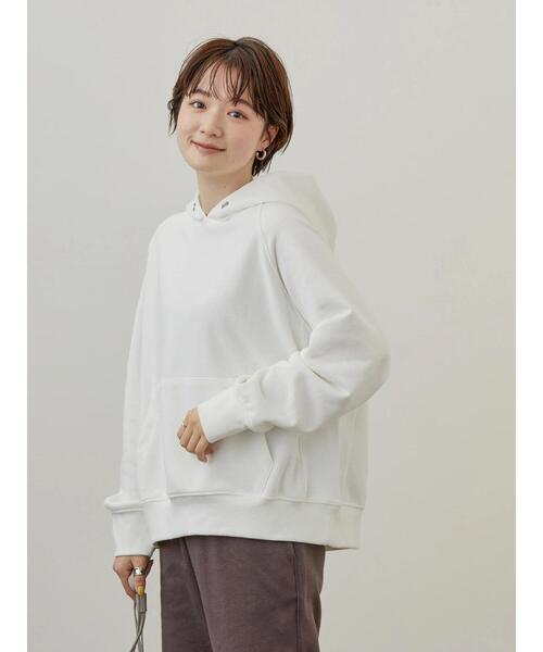 AMERICAN HOLIC(アメリカンホリック)の「ラグランフード裏毛プルオーバー(スウェット・レディース・グレー系その他/ミント/ホワイト系その他/オフホワイト・L/M)」の14枚目の写真