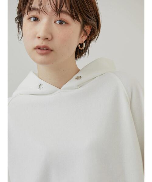 AMERICAN HOLIC(アメリカンホリック)の「ラグランフード裏毛プルオーバー(スウェット・レディース・グレー系その他/ミント/ホワイト系その他/オフホワイト・L/M)」の18枚目の写真