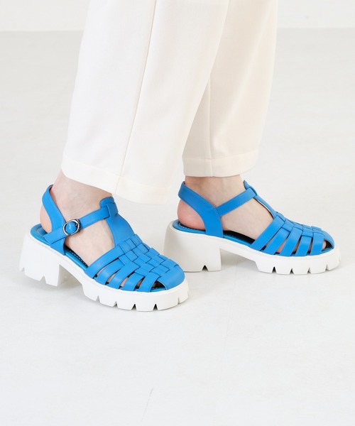 ORiental TRaffic(オリエンタルトラフィック)の「厚底グルカシューズ/21111(サンダル・レディース・ブラック/ブロンズ/ブルー・S/M/L/LL)」の1枚目の写真