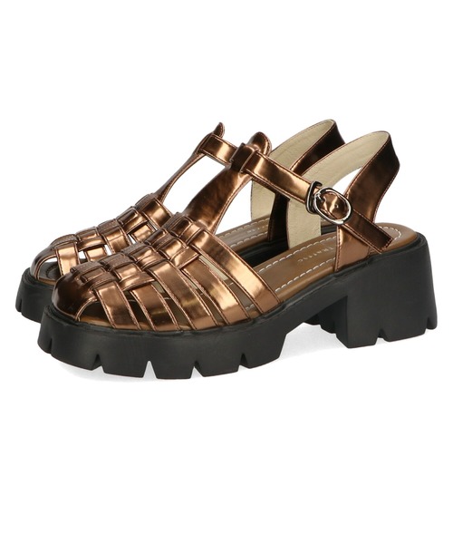 ORiental TRaffic(オリエンタルトラフィック)の「厚底グルカシューズ/21111(サンダル・レディース・ブラック/ブロンズ/ブルー・S/M/L/LL)」の19枚目の写真