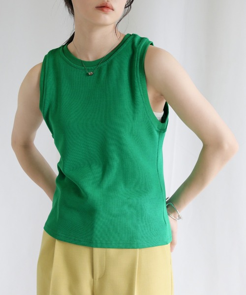 select MOCA（セレクトモカ）の「ベーシックカラータンクトップス（タンクトップ・レディース・ホワイト/ブラック/オレンジ/ブルー/グリーン・FREE）」の17枚目の写真