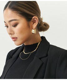 ワイドフープピアス
