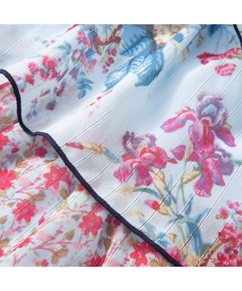 セール】ANNA SUI クッションカバー フリル 450×450 ライトブルー