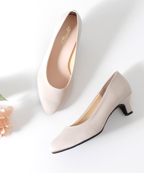 Parade(パレード)の「【MADE IN JAPAN】日本製・痛くなりにくい美形パンプス 4500【Parade】(パンプス・レディース・ベージュ/ブラック系その他/ブルーグレー/グレイッシュベージュ/ラベンダー/ブラック系その他2/ブラック/ブラック系その他3・23.5cm/24.5cm/23.0cm/24.0cm/25.0cm/22.5cm/22.0cm)」の1枚目の写真