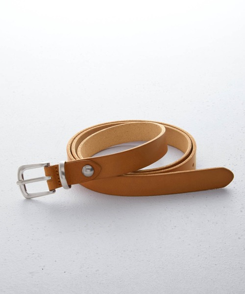 MONO-MART（モノマート）の「リアルレザー ロングナローベルト/本革（ベルト・メンズ・ホワイト/ブラック/ダークブラウン/キャメル/チャコール/レッド/イエロー/ダークグリーン/オレンジ・FREE）」の7枚目の写真