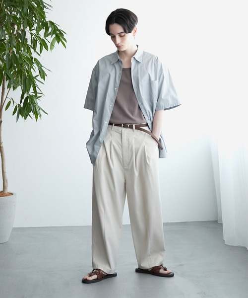 MONO-MART（モノマート）の「リアルレザー ロングナローベルト/本革（ベルト・メンズ・ホワイト/ブラック/ダークブラウン/キャメル/チャコール/レッド/イエロー/ダークグリーン/オレンジ・FREE）」の18枚目の写真