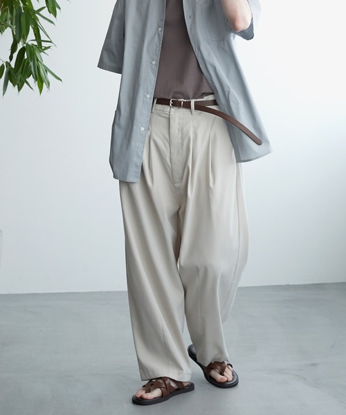 MONO-MART（モノマート）の「リアルレザー ロングナローベルト/本革（ベルト・メンズ・ホワイト/ブラック/ダークブラウン/キャメル/チャコール/レッド/イエロー/ダークグリーン/オレンジ・FREE）」の21枚目の写真