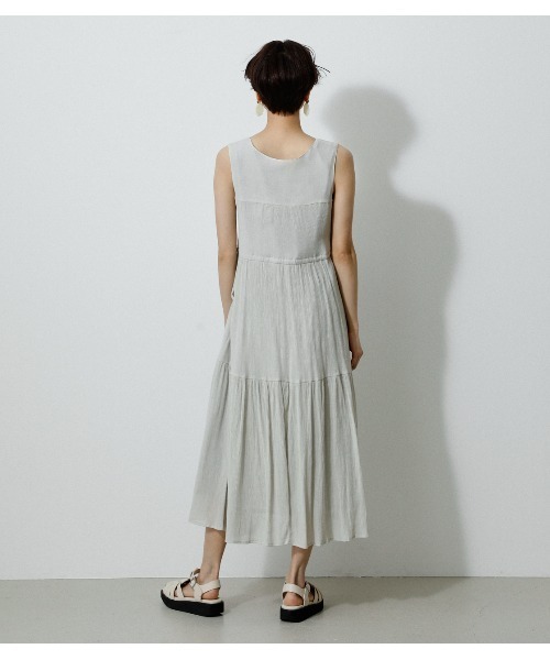 AZUL by moussy(アズールバイマウジー)の「WAIST SHAPE 2WAY ONEPIECE/ウエストシェイプ2WAYワンピース(ワンピース・レディース・グリーン/ライトグレー/ブラック・MEDIUM/SMALL)」の20枚目の写真