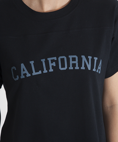 MILKFED.（ミルクフェド）の「FOOTBALL TEE CALIFORNIA　（Tシャツ/無地）（Tシャツ/カットソー・レディース・ホワイト/ネイビー/ライトパープル・SMALL/MEDIUM）」の6枚目の写真