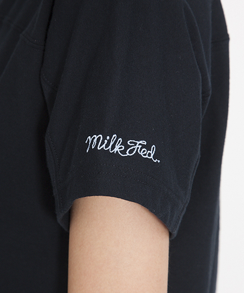 MILKFED.（ミルクフェド）の「FOOTBALL TEE CALIFORNIA　（Tシャツ/無地）（Tシャツ/カットソー・レディース・ホワイト/ネイビー/ライトパープル・SMALL/MEDIUM）」の8枚目の写真