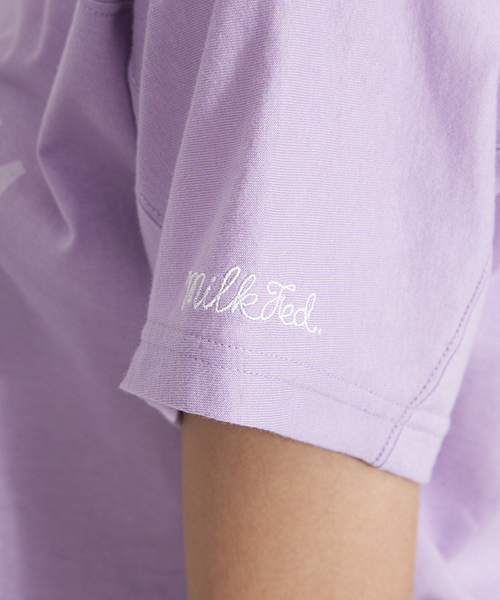 MILKFED.（ミルクフェド）の「FOOTBALL TEE CALIFORNIA　（Tシャツ/無地）（Tシャツ/カットソー・レディース・ホワイト/ネイビー/ライトパープル・SMALL/MEDIUM）」の9枚目の写真