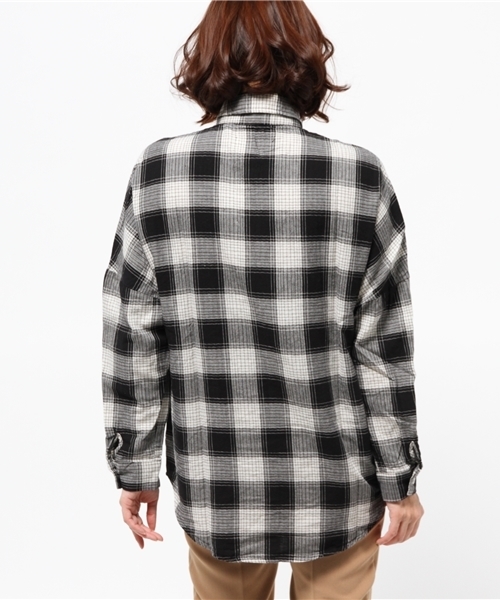 OUTLET（アウトレット）の「【WHO'S WHO gallery】TBバッファローチェックシャツ（シャツ/ブラウス・レディース・ブルー/レッド/ホワイト・FREE）」の6枚目の写真