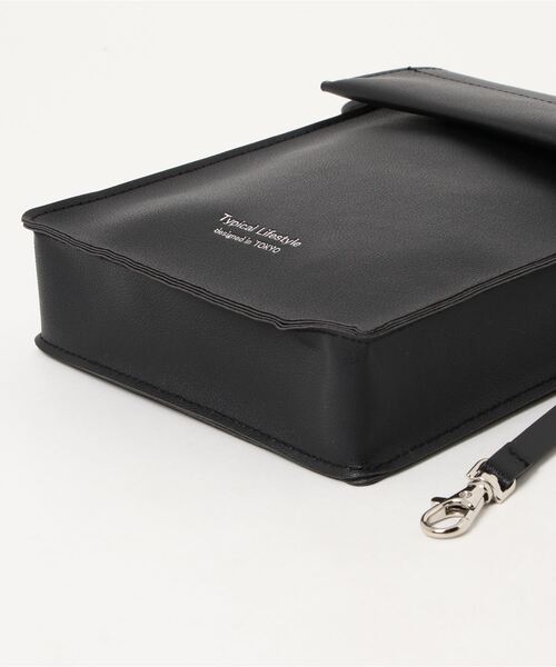 BACK NUMBER(バックナンバー)の「【BACK NUMBER】ストラップ付フラップバッグ(ショルダーバッグ・メンズ・ブラック/グレー・ONE SIZE)」の6枚目の写真