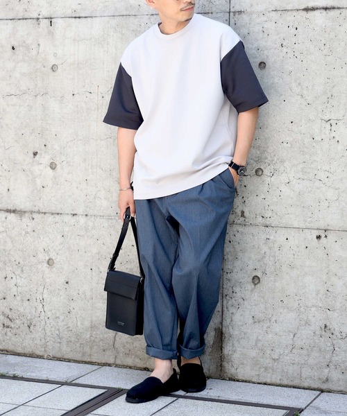 BACK NUMBER(バックナンバー)の「【BACK NUMBER】ストラップ付フラップバッグ(ショルダーバッグ・メンズ・ブラック/グレー・ONE SIZE)」の12枚目の写真