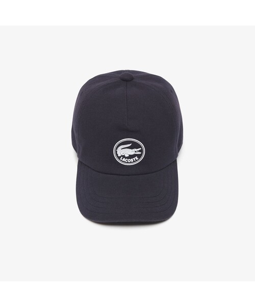 LACOSTE(ラコステ)の「サークルロゴスウェットキャップ(キャップ・メンズ・ネイビー/グレー・FREE)」の6枚目の写真