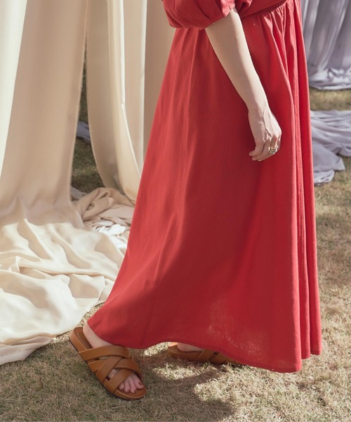 titivate（ティティベイト）の「フェイクレザーパデットサンダル（サンダル・レディース・ブラック/オフホワイト/キャメル・L/S/LL/M）」の5枚目の写真