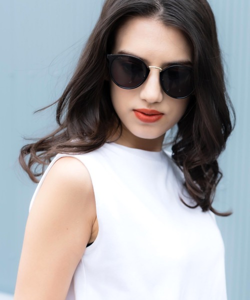 Rocky Monroe(ロッキーモンロー)の「ボストンコンビカラーレンズサングラス 伊達メガネ フェルトケース付き(サングラス・メンズ・A/B/C/D/E/F/G/H/I/J/K/L/M/N/O/P/Q/R・FREE)」の2枚目の写真