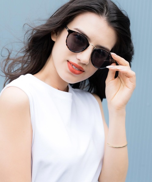 Rocky Monroe(ロッキーモンロー)の「ボストンコンビカラーレンズサングラス 伊達メガネ フェルトケース付き(サングラス・メンズ・A/B/C/D/E/F/G/H/I/J/K/L/M/N/O/P/Q/R・FREE)」の3枚目の写真