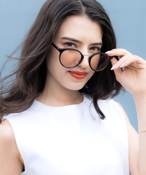 Rocky Monroe(ロッキーモンロー)の「ボストンコンビカラーレンズサングラス 伊達メガネ フェルトケース付き(サングラス・メンズ・A/B/C/D/E/F/G/H/I/J/K/L/M/N/O/P/Q/R・FREE)」の6枚目の写真