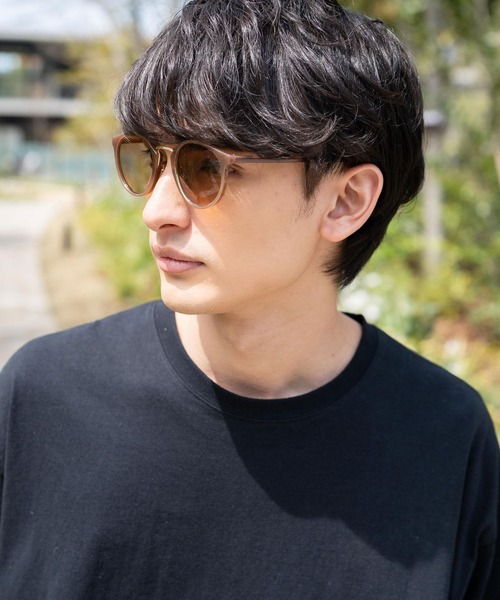 Rocky Monroe(ロッキーモンロー)の「ボストンコンビカラーレンズサングラス 伊達メガネ フェルトケース付き(サングラス・メンズ・A/B/C/D/E/F/G/H/I/J/K/L/M/N/O/P/Q/R・FREE)」の9枚目の写真