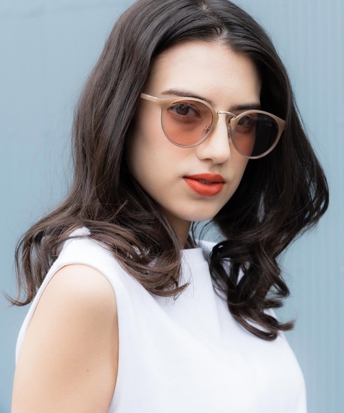 Rocky Monroe(ロッキーモンロー)の「ボストンコンビカラーレンズサングラス 伊達メガネ フェルトケース付き(サングラス・メンズ・A/B/C/D/E/F/G/H/I/J/K/L/M/N/O/P/Q/R・FREE)」の10枚目の写真