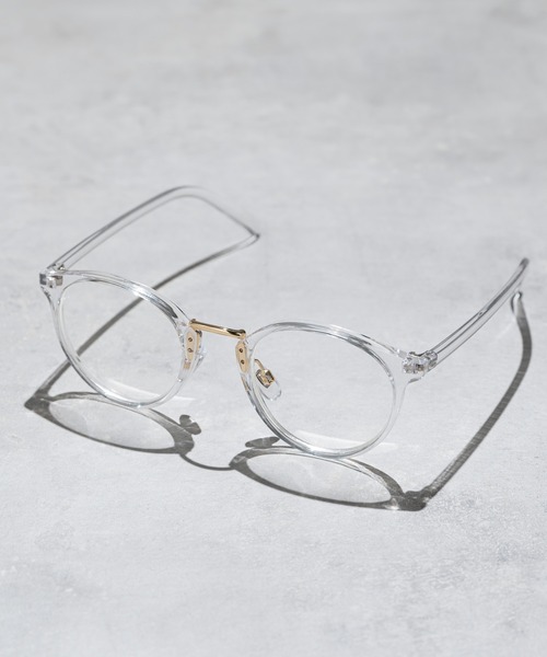 Rocky Monroe(ロッキーモンロー)の「ボストンコンビカラーレンズサングラス 伊達メガネ フェルトケース付き(サングラス・メンズ・A/B/C/D/E/F/G/H/I/J/K/L/M/N/O/P/Q/R・FREE)」の1枚目の写真