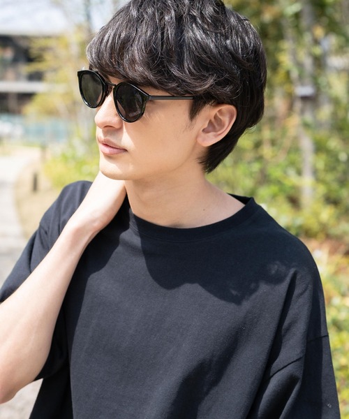 Rocky Monroe(ロッキーモンロー)の「ボストンコンビカラーレンズサングラス 伊達メガネ フェルトケース付き(サングラス・メンズ・A/B/C/D/E/F/G/H/I/J/K/L/M/N/O/P/Q/R・FREE)」の14枚目の写真