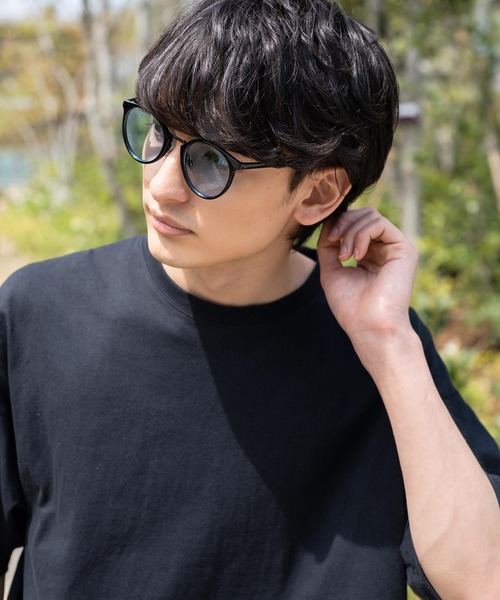 Rocky Monroe(ロッキーモンロー)の「ボストンコンビカラーレンズサングラス 伊達メガネ フェルトケース付き(サングラス・メンズ・A/B/C/D/E/F/G/H/I/J/K/L/M/N/O/P/Q/R・FREE)」の16枚目の写真