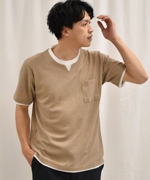 SPENDY'S Store | ワッフル生地レイヤード風Ｔシャツ(Tシャツ/カットソー)