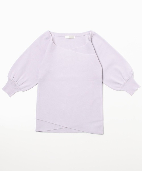TRUDEA(トルディア)の「バンテージニット(ニット/セーター・レディース・ネイビー/ラベンダー/ベージュ/ブラック・MEDIUM/LARGE)」の4枚目の写真