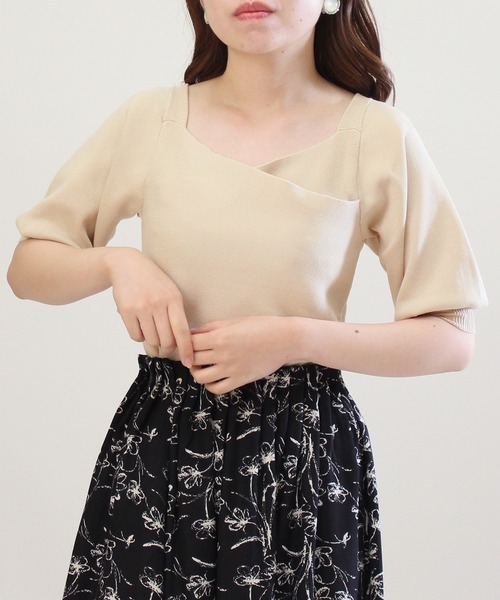 TRUDEA(トルディア)の「バンテージニット(ニット/セーター・レディース・ネイビー/ラベンダー/ベージュ/ブラック・MEDIUM/LARGE)」の21枚目の写真