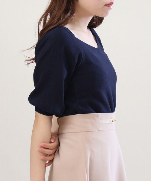 TRUDEA(トルディア)の「バンテージニット(ニット/セーター・レディース・ネイビー/ラベンダー/ベージュ/ブラック・MEDIUM/LARGE)」の17枚目の写真