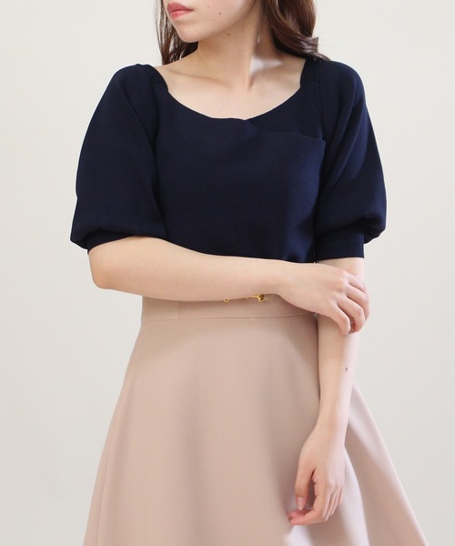 TRUDEA(トルディア)の「バンテージニット(ニット/セーター・レディース・ネイビー/ラベンダー/ベージュ/ブラック・MEDIUM/LARGE)」の16枚目の写真