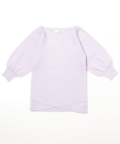 TRUDEA(トルディア)の「バンテージニット(ニット/セーター・レディース・ネイビー/ラベンダー/ベージュ/ブラック・MEDIUM/LARGE)」の7枚目の写真