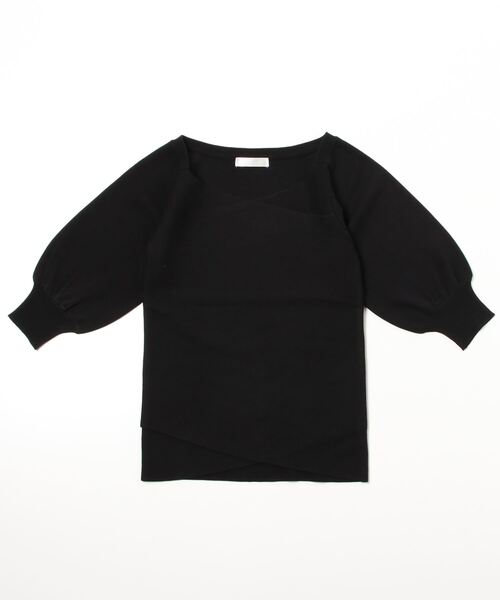 TRUDEA(トルディア)の「バンテージニット(ニット/セーター・レディース・ネイビー/ラベンダー/ベージュ/ブラック・MEDIUM/LARGE)」の6枚目の写真