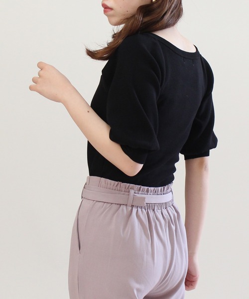 TRUDEA(トルディア)の「バンテージニット(ニット/セーター・レディース・ネイビー/ラベンダー/ベージュ/ブラック・MEDIUM/LARGE)」の12枚目の写真