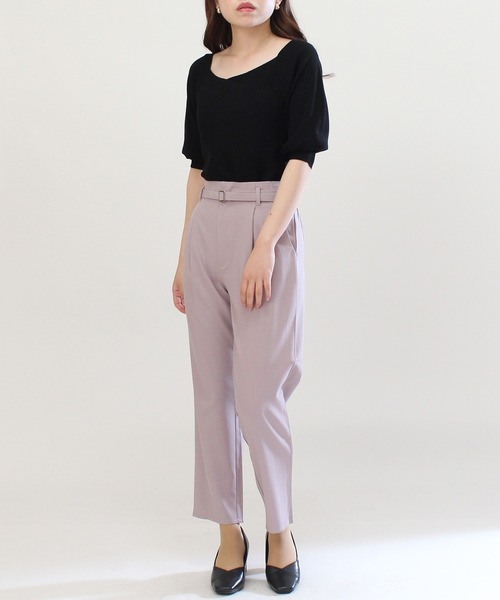 TRUDEA(トルディア)の「バンテージニット(ニット/セーター・レディース・ネイビー/ラベンダー/ベージュ/ブラック・MEDIUM/LARGE)」の11枚目の写真
