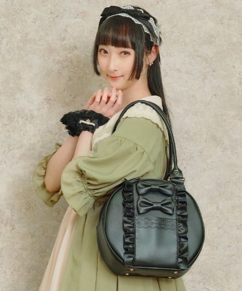 未使用axes femme Kawaii　ツインリボンラウンド型ショルダーバッグ axes femme - 未使用axes femme Kawaii ツインリボンラウンド型