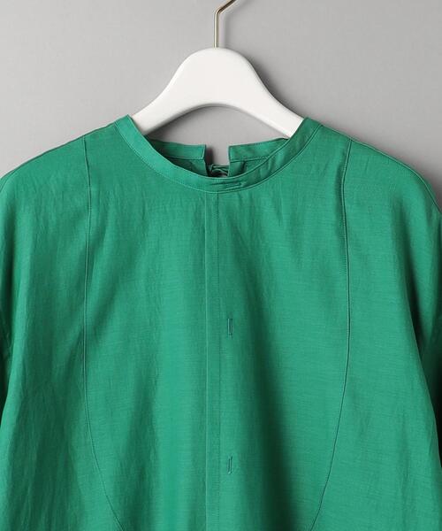 BEAUTY&YOUTH UNITED ARROWS（ビューティーアンドユースユナイテッドアローズ）の「BY ツイルバックオープン 5分袖 ブラウス -ウォッシャブル-（シャツ/ブラウス・レディース・ケリー/ピンク/ホワイト・FREE）」の21枚目の写真