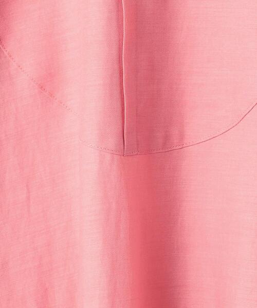 BEAUTY&YOUTH UNITED ARROWS（ビューティーアンドユースユナイテッドアローズ）の「BY ツイルバックオープン 5分袖 ブラウス -ウォッシャブル-（シャツ/ブラウス・レディース・ケリー/ピンク/ホワイト・FREE）」の16枚目の写真
