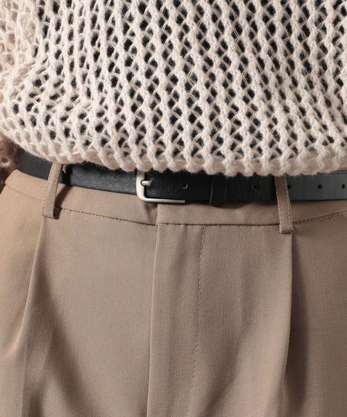 SETUP7(セットアップセブン)の「【SETUP7】「ベルト付き」サファリショートパンツ SCCH140(その他パンツ・レディース・ブラック/ベージュ/アイボリー・4/3)」の7枚目の写真