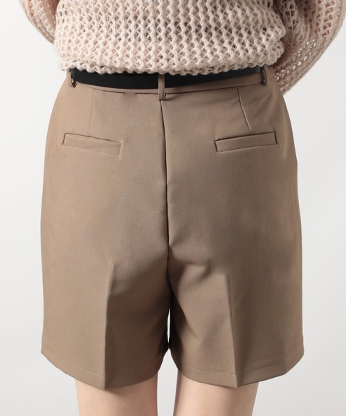 SETUP7(セットアップセブン)の「【SETUP7】「ベルト付き」サファリショートパンツ SCCH140(その他パンツ・レディース・ブラック/ベージュ/アイボリー・4/3)」の5枚目の写真