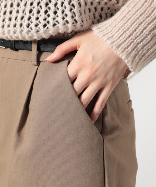 SETUP7(セットアップセブン)の「【SETUP7】「ベルト付き」サファリショートパンツ SCCH140(その他パンツ・レディース・ブラック/ベージュ/アイボリー・4/3)」の4枚目の写真