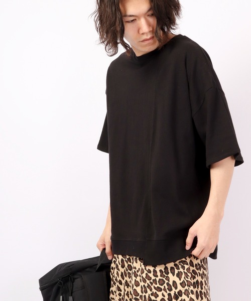 Revo.（レボ）の「Revo. 10/- 天竺 切り替えSS 半袖Tee（Tシャツ/カットソー・メンズ・ブラック/グレイッシュベージュ/ホワイト・1/2）」の19枚目の写真