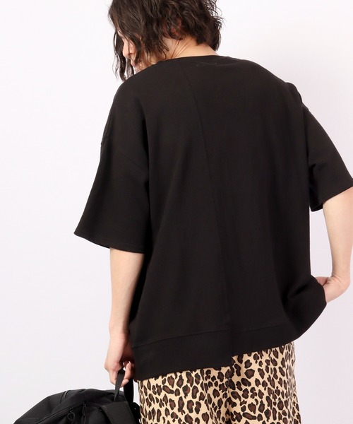 Revo.（レボ）の「Revo. 10/- 天竺 切り替えSS 半袖Tee（Tシャツ/カットソー・メンズ・ブラック/グレイッシュベージュ/ホワイト・1/2）」の18枚目の写真