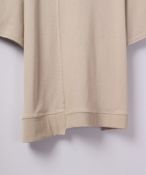 Revo.（レボ）の「Revo. 10/- 天竺 切り替えSS 半袖Tee（Tシャツ/カットソー・メンズ・ブラック/グレイッシュベージュ/ホワイト・1/2）」の9枚目の写真