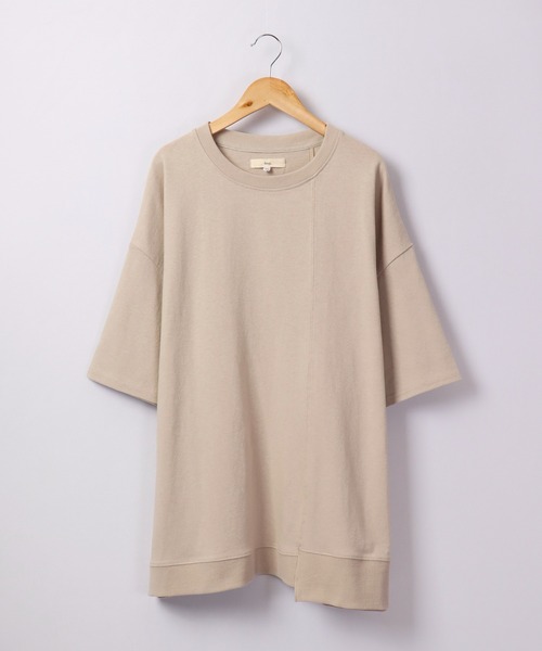 Revo.（レボ）の「Revo. 10/- 天竺 切り替えSS 半袖Tee（Tシャツ/カットソー・メンズ・ブラック/グレイッシュベージュ/ホワイト・1/2）」の11枚目の写真